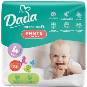Одноразові підгузки-трусики Dada Extra Soft розмір 4 Maxi (9 – 15 кг), 32 шт. (0689) продаж
