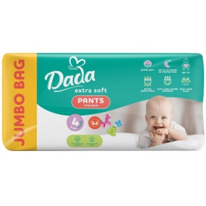 Одноразові підгузки-трусики Dada Extra Soft розмір 4 Maxi (9 – 15 кг), 64 шт. (0788)