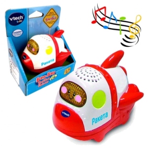 Інтерактивний транспорт VTech Серії "біп-біп" - Ракета (озвуч. Рус. Яз.) (80-191826)