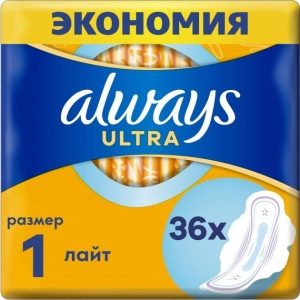 Прокладки гігієнічні Always Ultra Light 40 шт. (8001090378293) в Києві