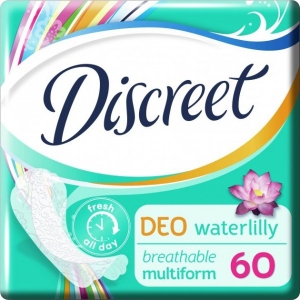 Прокладки щоденні Discreet Deo Water Lily Multiform 60шт порівняти ціни