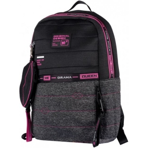 Рюкзак шкільний YES T-122 Urban disign style Pink Сіро-чорний (558752)