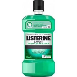 Ополіскувач для порожнини рота Listerine Защита десен и зубов 250 мл (3574661397719)