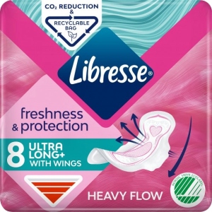 Прокладки гігієнічні Libresse Ultra Super Soft 3 мм 8 шт. 5 крапель  (7322540388480)