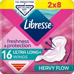 Прокладки гігієнічні Libresse Ultra Thin Super Soft 3 мм 16 шт. (7322540388442)