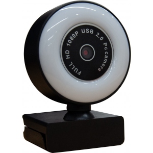 Веб-камера для комп'ютера OKey WB230 FHD 1080P, LED підсвітка, USB