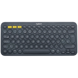 Клавіатура бездротова Logitech K380 Multi-Device Bluetooth Dark Grey (920-007582)