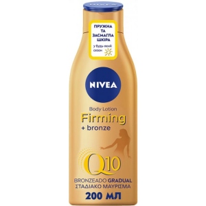 Лосьйон для тіла NIVEA Пружності шкіри Q10 з ефектом природньої засмаги 200мл в Україні