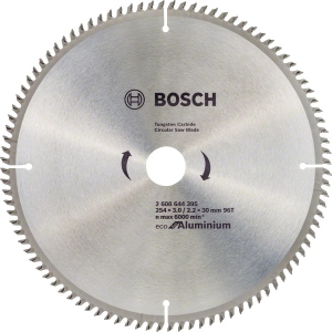 Диск алмазний Bosch Eco for Aluminium 254x3x30-96T (2.608.644.395)