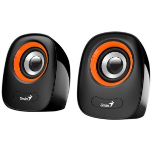 Комп'ютерна акустика компактна 2.0 Genius SP-Q160 USB Orange