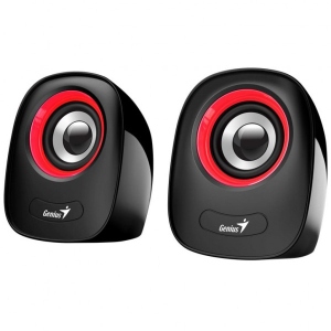 Комп'ютерна акустика компактна 2.0 Genius SP-Q160 USB Red