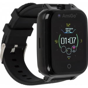 Дитячий годинник AmiGo GO006 GPS 4G WIFI VIDEOCALL Black