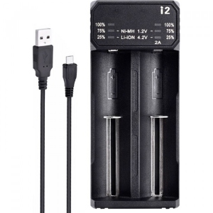 З/пристрій для акумуляторів AA/AAA Baseus for 2 LED Black (ECDQ-I201)