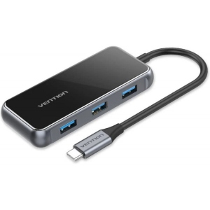 Хаб USB Vention USB 3.1 Type-C HDMI 4K60Hz/USB 3.0х3/RJ45/PD 87W (TFFHB)
