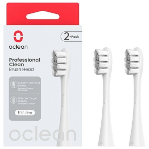 Насадка для зубної щітки Oclean P1C10 Brush Head Grey 2 шт. (6970810554090)