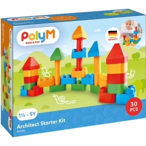Пластиковий конструктор PolyM Архітектор 30 деталей (760005)