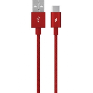 Кабель синхронізації даних Ttec USB-Type-C 1.2m Red (2DK18K)