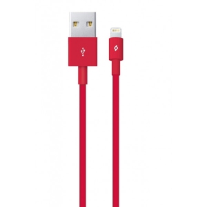 Кабель синхронізації даних Ttec USB-Lightning 1m Red (2DK7508K)