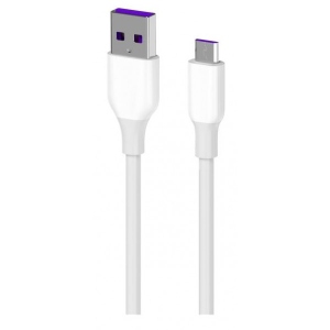 Кабель синхронізації даних 2E USB-A - microUSB Glow 1 m White (2E-CCAM-WH)