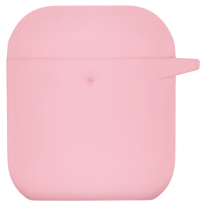 Чохол для навушників 2E for Apple AirPods Pure Color Silicone 3.0mm Light Pink (2E-AIR-PODS-IBPCS-3-LPK)