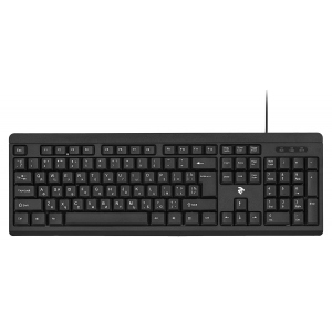 Клавіатура дротова 2E KS108 USB Black (2E-KS108UB)
