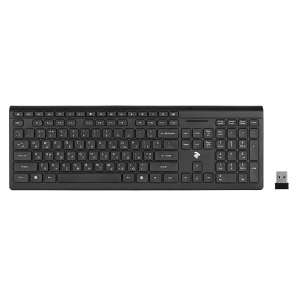 Клавіатура бездротова 2E KS210 Slim WL Black (2E-KS210WB)