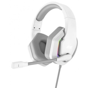 Гарнітура дротова ігрова 2E HG315 RGB USB 7.1 White (2E-HG315WT-7.1)