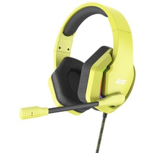 Гарнітура дротова ігрова 2E HG315 RGB USB 7.1 Yellow (2E-HG315YW-7.1)