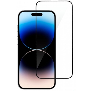 Захисне скло для смартфону 2E for Apple iPhone 14 Pro Max (6.7) 2.5D FCFG,(1 Pack) Black Border (2E-IP-14PM-6.7-SMFCFG-BB)