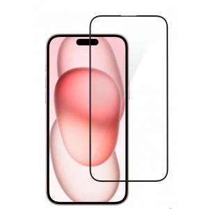 Захисне скло для смартфону 2E for Apple iPhone 15 Plus(6.7), 2.5D FCFG (2E-IP-15PL-6.7-SMFCFG-BB)