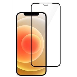 Захисне скло для смартфону 2E 2 в 1 for Apple iPhone 12/12Pro (6.1'') 2.5D FCFG Black Border (2E-IP-IP6.1-LT-BB-2IN1)