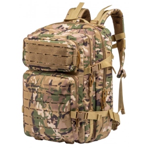 Рюкзак тактичний 2E 45L Laser Cut Камуфляж 92E-MILTACBKP-45L-MC)
