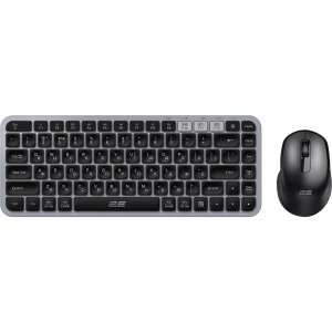 Клавіатура + миша бездротова 2E MK430 WL/BT EN/UK Gray/Black (2E-MK430WBGR_UA)