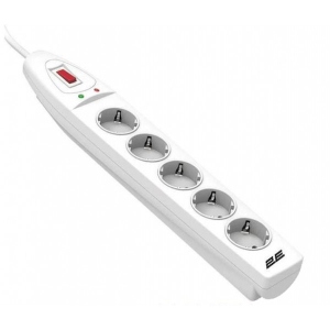 Мережевий фільтр 2E 5XSchuko 5 м White (2E-SP515M5WH)