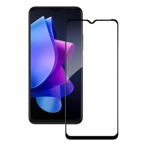 Захисне скло для смартфону 2E for Tecno Spark 10 (KI5q)  2.5D FCFG (1 Pack) Black border (2E-TC-SP10-SMFCFG-BB)