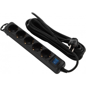 Мережевий фільтр 2E 2E-U05ESM3BK Black