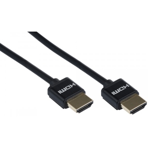 Кабель HDMI 2E Ultra Slim HDMI 2.0 AM/AM High Speed Black 2m (2EW-1119-2m)