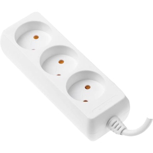 Подовжувач 220В 2E 3 розетки 1.8m White (2E-U03M1.8)