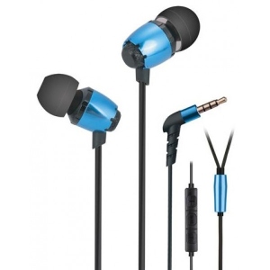 Навушники вкладиші 2E S6 Pinion Mic Blue (2E-IES6BL)