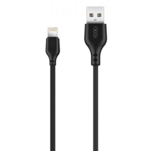 Кабель синхронізації даних XO Lightning NB36 2.1A/1m Black (NB36-L-1-BK)