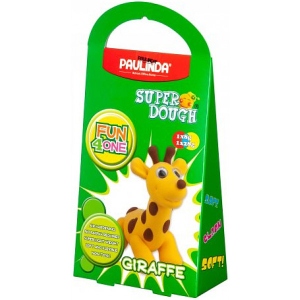 Маса для ліплення Paulinda Super Dough Fun4one Жираф з рухомими очима (PL-1565)