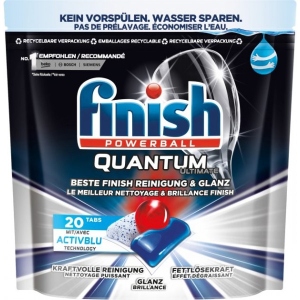 Таблетка для посудомийної машини Finish QUANTUM Ultimate 20 таб