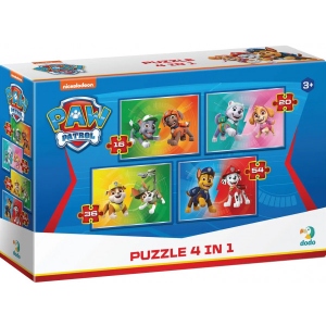 Пазли картонні (3-4 роки) Dodo 4 в 1 Paw Patrol (200158)