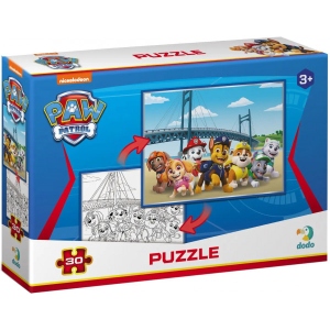 Пазли картонні (3-4 роки) Dodo 2 в 1 «Paw Patrol» (200159)