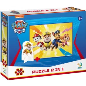 Пазли картонні (3-4 роки) Dodo з фігуркою Paw Patrol (60 елем.) (200164)