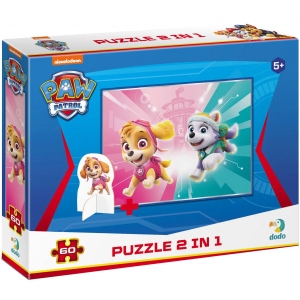 Пазли картонні (3-4 роки) Dodo з фігурою Paw Patrol (60 елем.)(200166)