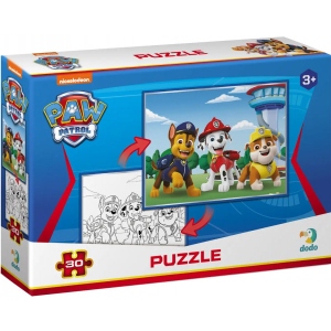Пазли картонні (3-4 роки) Dodo 2 в 1 «Paw Patrol» (200160)