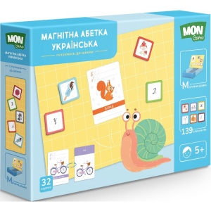 Настільна гра магнітна (5-7 років) Mon Puzzle Абетка. Українська (200213)