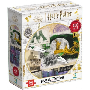 Пазли картонні (8 +) Dodo Hard-M Harry Potter. Міністерство магії та Алея Ноктерн, 450 елементів (200504)