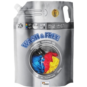 Гель для прання WASH & FREE Универсальный (DOYPACK) 2000г фірмовий сайт